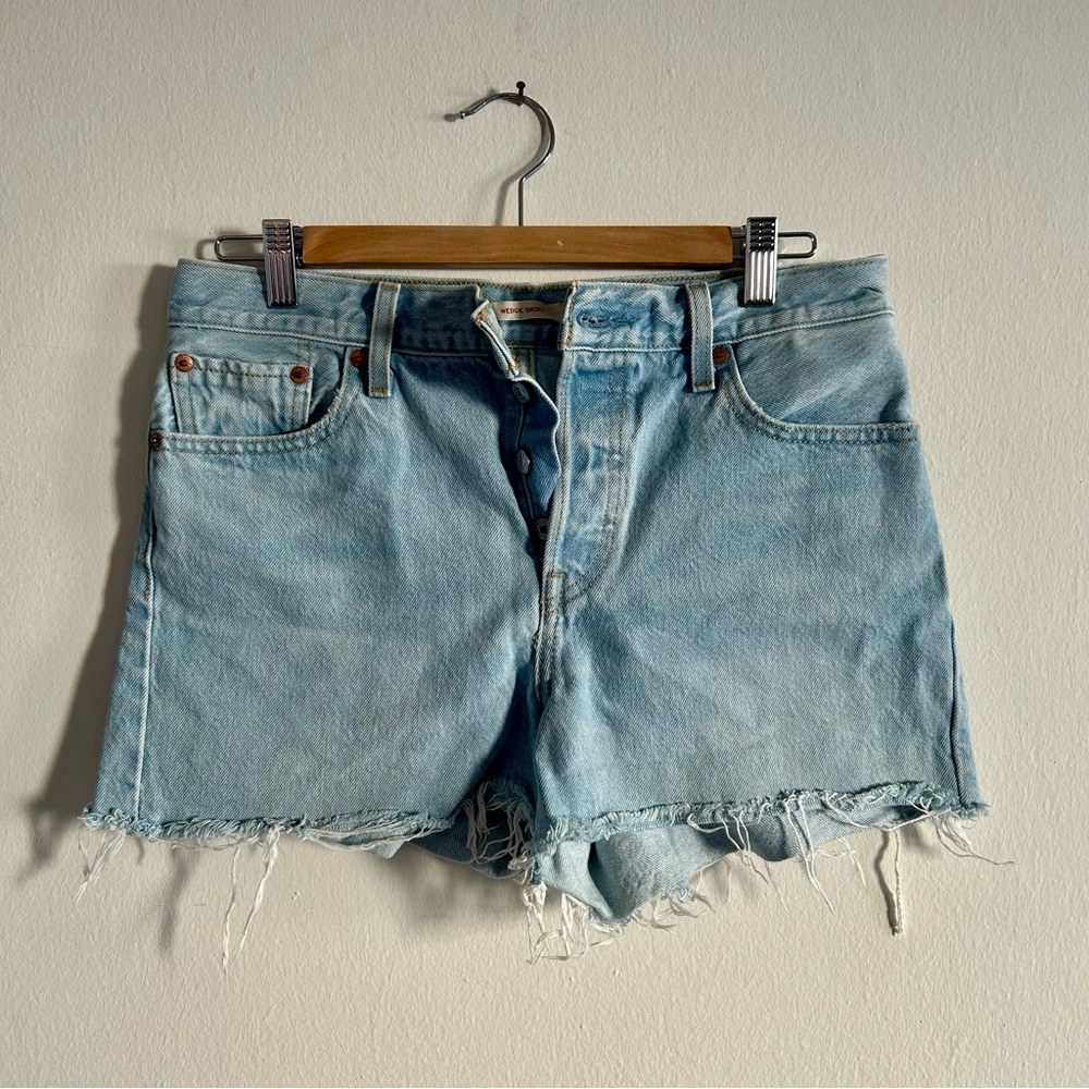 Levi's Light Wash Wedgie Shorts